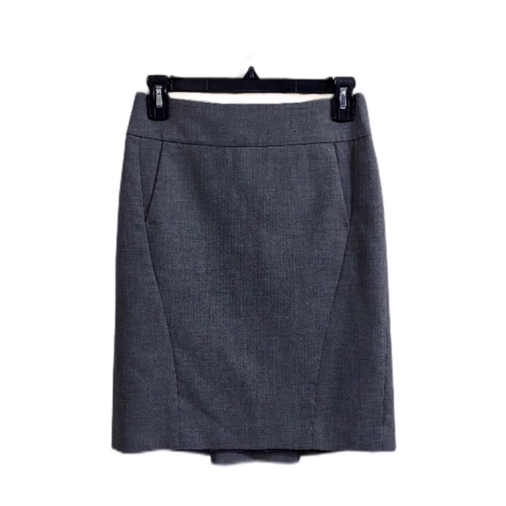 Ann Taylor Loft Gray Skirt With Pockets Size 00P